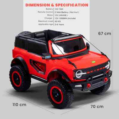 Baby beyond jeep